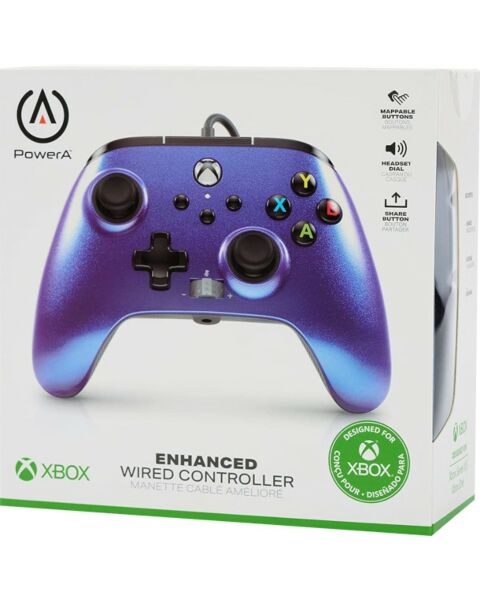 POWER A ENHANCED WIRED CONTROLLER NEBULA (XBONE/PC) | Software