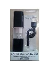 DERTECH AC USB ADAPTOR + CABLE USB (3DX/3DS/DXL/DSi)