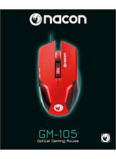 NACON OPTICAL GAMING MOUSE GM-105 RED (ROJO) (WINDOWS 7/8/10)