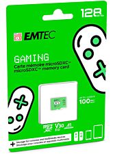 EMTEC MICROSDXC UHS-1 U3 V30 A1 128GB GREEN (VERDE) (SWITCH)