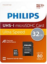 PHILIPS UHS-I MICRO SDXC CARD 32GB  + ADAPTER