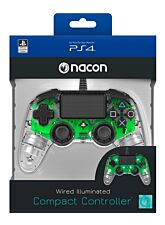 NACON WIRED LIGHTING COMPACT CONTROLLER GREEN (OFFICIAL)