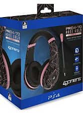 4GAMERS STEREO GAMING HEADSET  PRO4-70 ROSE GOLD/BLACK (OFICIAL)
