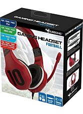SUBSONIC GAMING HEADSET FOOTBALL  RED  (ROJO) (PS4/XBOX/SWITCH/PC)