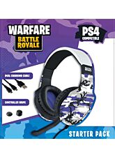 INDECA STARTER PACK BATTLE ROYALE (HEADSET/DUAL CHARGING/GRIPS)