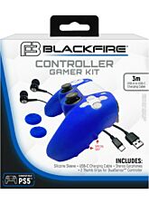 BLACKFIRE CONTROLLER GAMER KIT (SILICONE SLEEVE+ USB CHARGING CABLE+STEREO EARPHONES+2 THUMB GRIPS)