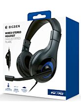 BIGBEN WIRED STEREO HEADSET (NEGRO/AZUL) (PS4)