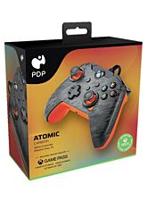 PDP WIRED CONTROLLER ATOMIC CARBON + GAME PASS 1 MES (XBONE)