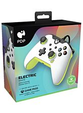 PDP WIRED CONTROLLER ELECTRIC WHITE + GAME PASS 1 MES (XBONE/PC)