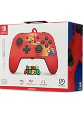 POWER A ENHANCED WIRED CONTROLLER SUPER MARIO SPEEDSTER(RED/ROJO)