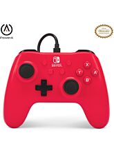 POWER A WIRED CONTROLLER RASPBERRY RED (ROJO FRAMBUESA)