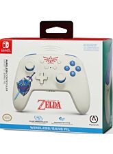 POWER A WIRED CONTROLLER ZELDA SWORN PROTECTOR (WHITE/BLANCO)